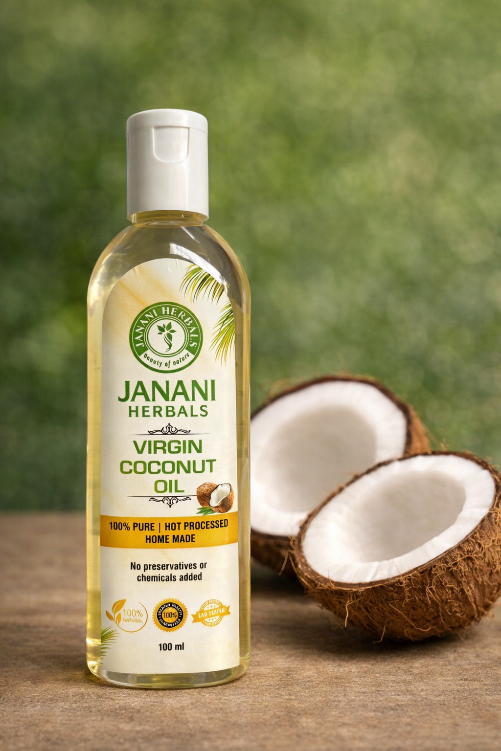 VIRGIN COCONUT OIL 100 ml - HOT PROCESSED