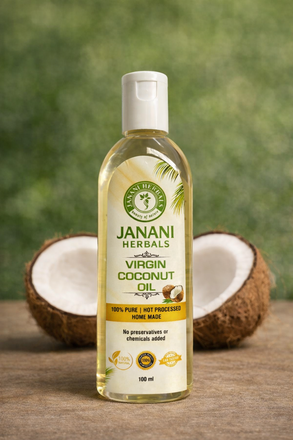 VIRGIN COCONUT OIL 100 ml - HOT PROCESSED